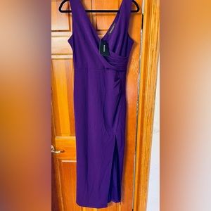 WOOSEA Women’s Sleeveless Split Evening Long Cocktail Dress